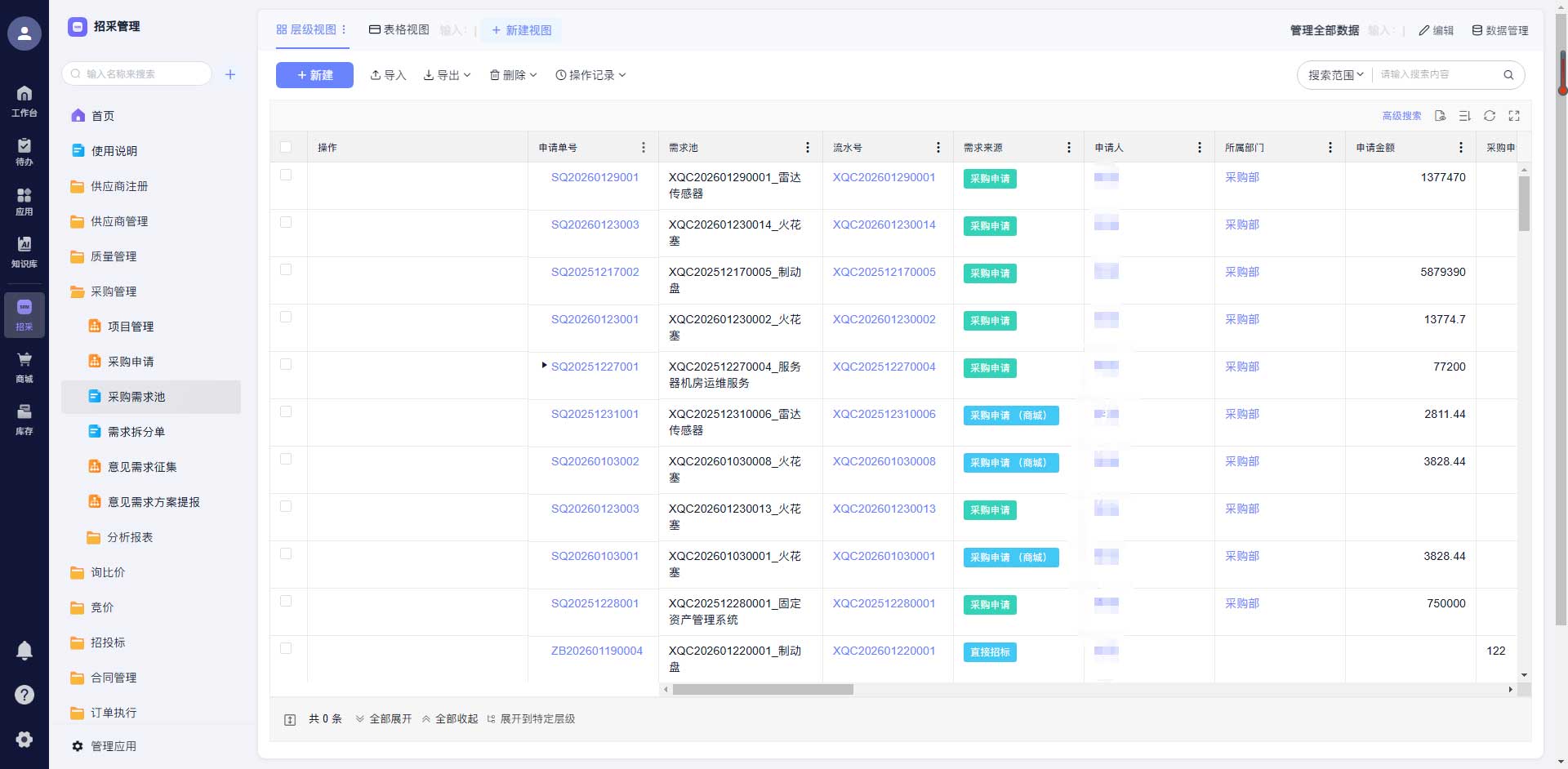 线上寻源与询比价平台